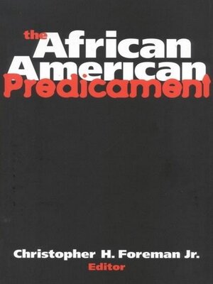 cover image of The African American Predicament
